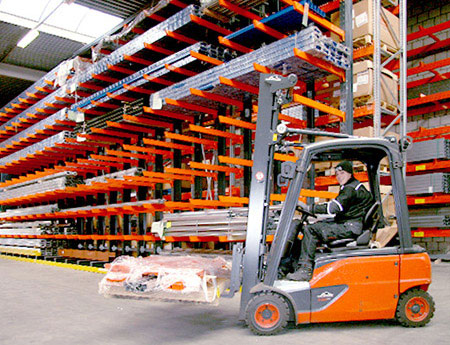 Begra magazijninrichting