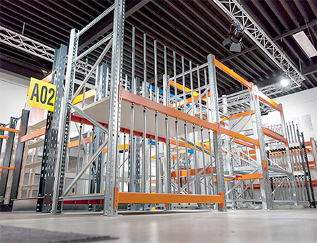 Begra magazijninrichting