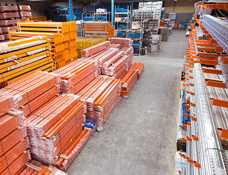 Begra magazijninrichting